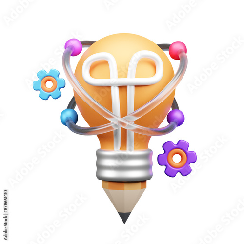 Design and Development 3d Illustration  Icon