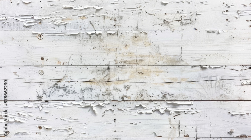 White wooden textured surface with mold for design background and space White wooden textured surface with mold for design background and space