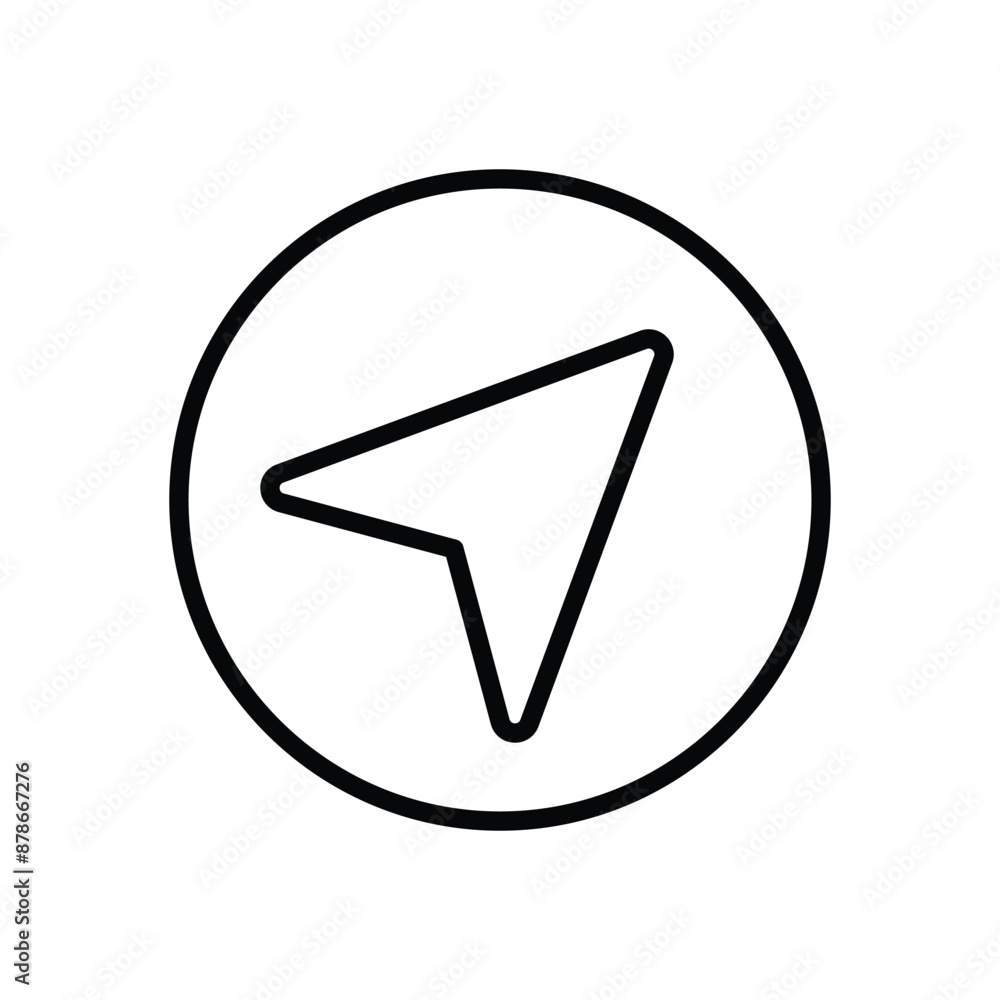 Navigation Arrow vector icon Navigation Arrow vector icon