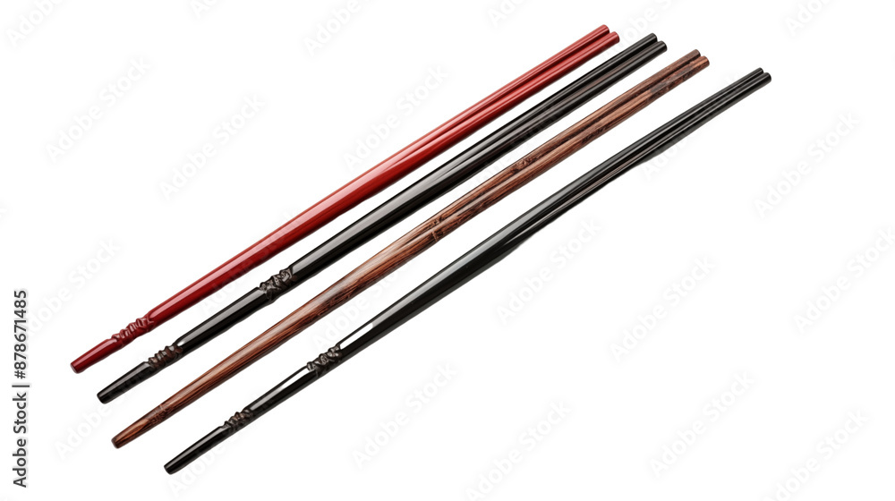 Set of chopsticks, isolated on transparent background. Set of chopsticks, isolated on transparent background.