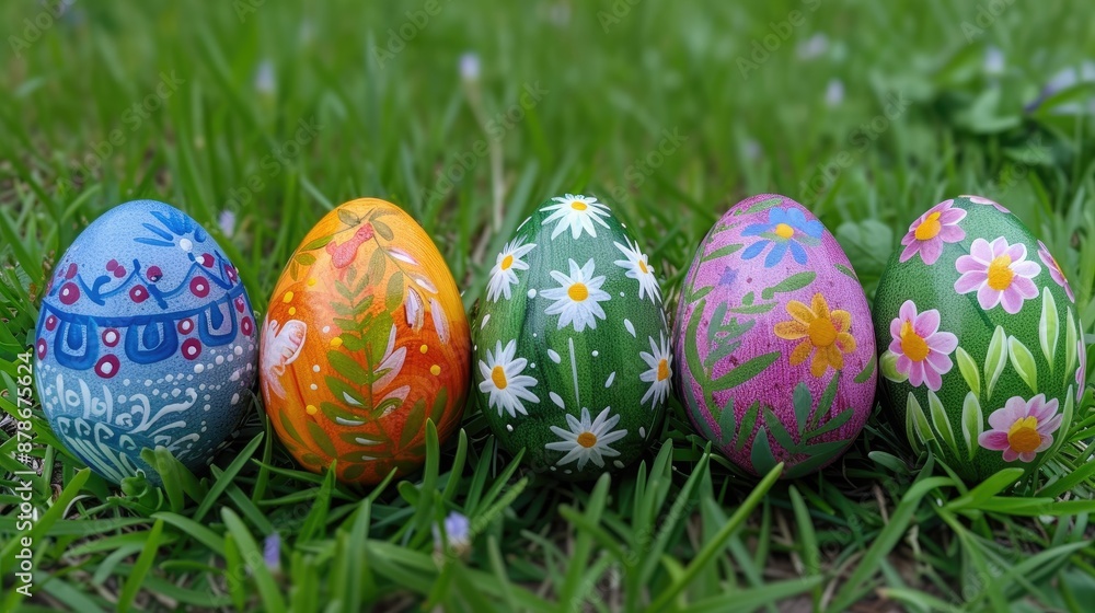 Easter Egg Festival designs painted on eggs Easter Egg Festival designs painted on eggs