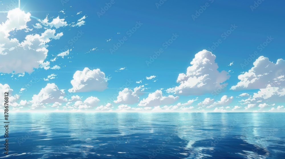 Obraz premium Serene Ocean Landscape