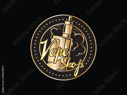 Vape shop logotypes
