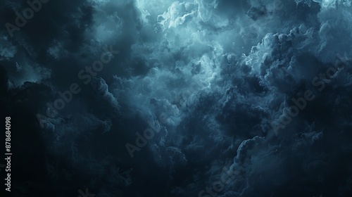 Dark and Dramatic Storm Clouds Area Background © Khalil