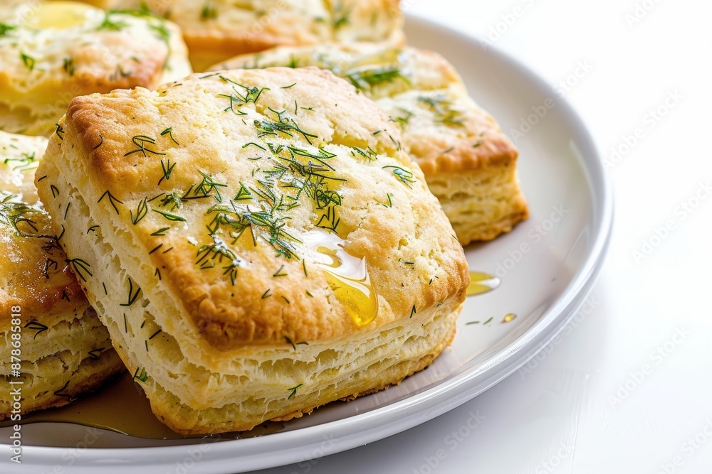 Heavenly Dill Biscuits with Buttery Honey Glaze Heavenly Dill Biscuits with Buttery Honey Glaze