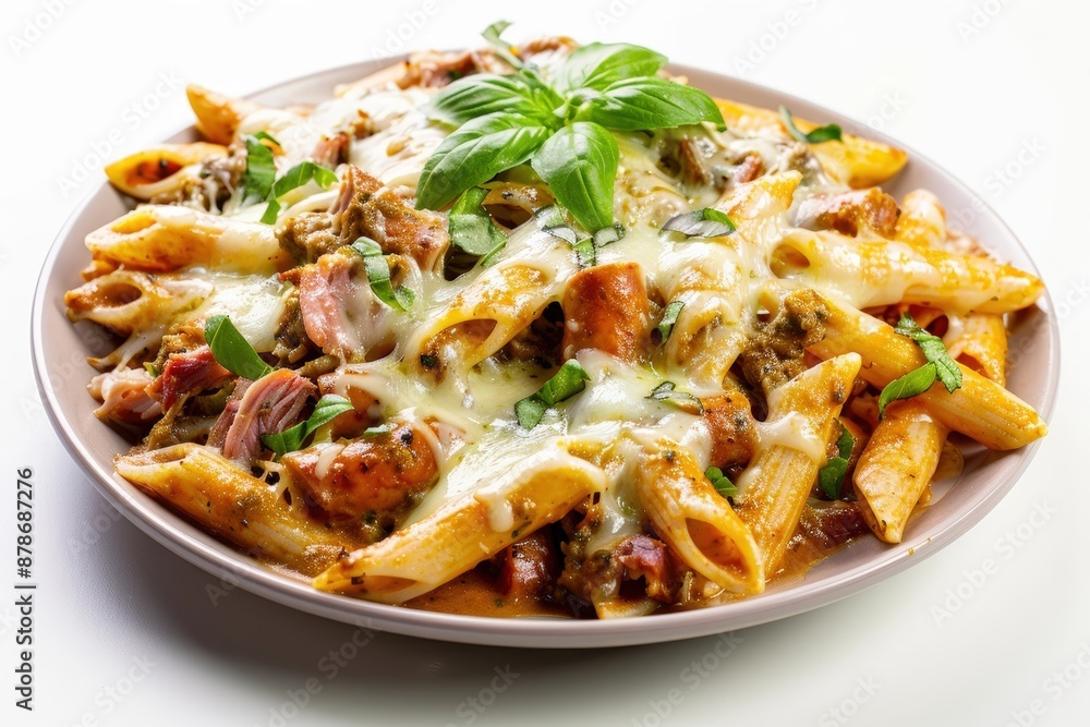 Savory Cajun Pasta with Melted Mozzarella and Wisconsin White Cheddar Savory Cajun Pasta with Melted Mozzarella and Wisconsin White Cheddar