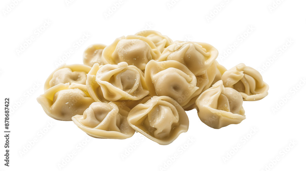 Isolated pile of dumplings on transparent background Isolated pile of dumplings on transparent background