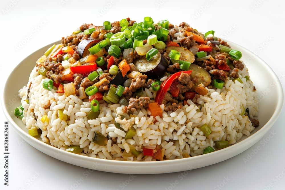 Irresistible Dirty Rice Dressing with Fluffy Long-Grain Rice and Green Onion