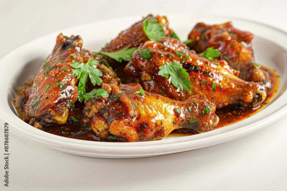 Irresistible Garlic Ranch Wing Sauce on Crispy Wings Irresistible Garlic Ranch Wing Sauce on Crispy Wings