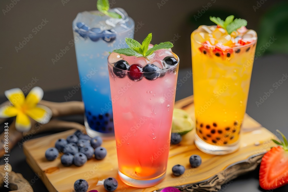 Iced Frappé and Natural Tapioca Beverage