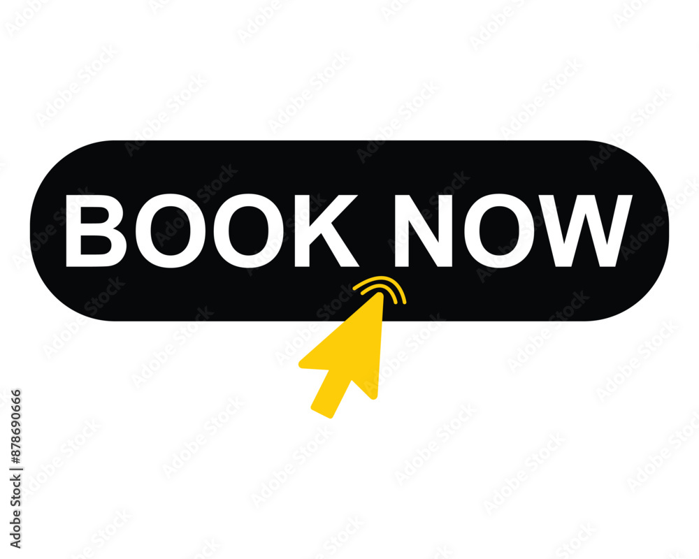 book now button on white background. book now button sign