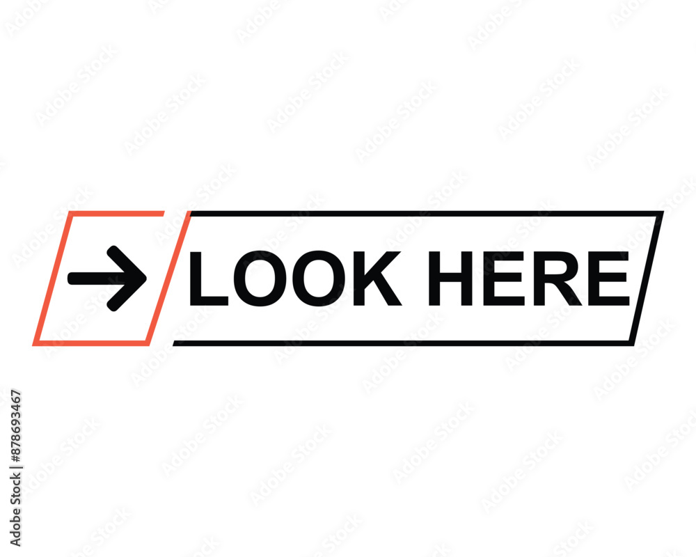 look here button on white background. look here button sign look here button on white background. look here button sign