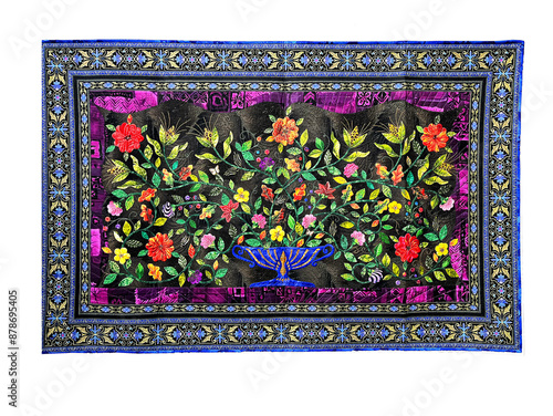 Quilt Titled - A Victorian Garden