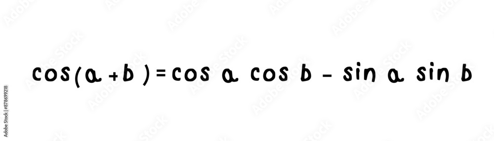 trigonometric formula_sum identities addition formula_cos equation formula trigonometric formula_sum identities addition formula_cos equation formula