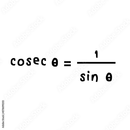 trigonometric formula_reciprocal identities_cosec to one per sin formula