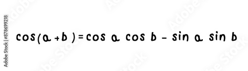 trigonometric formula_sum identities addition formula_cos equation formula