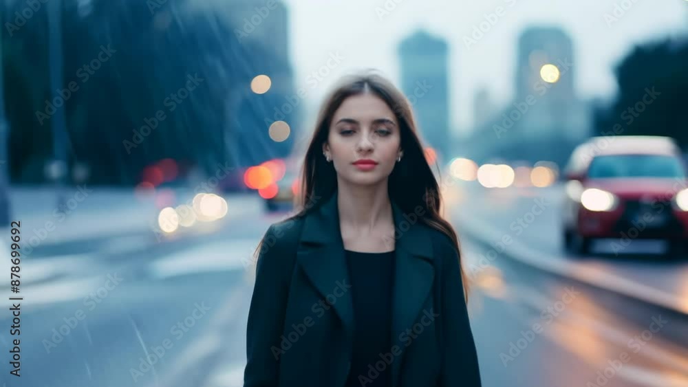 woman walking on the street woman walking on the street