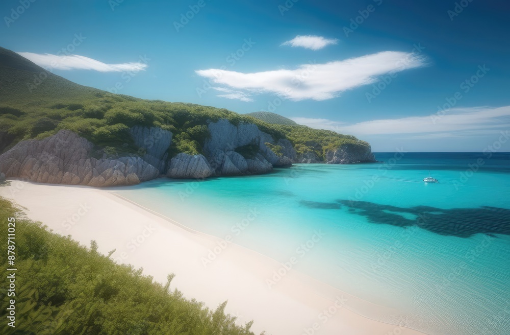 Quiet, hot sandy beach Quiet, hot sandy beach