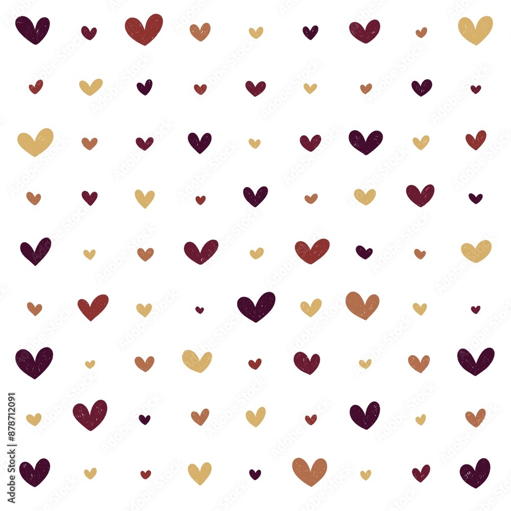 Valentine's Day. Background Vector Hearts. Seamless abstract pattern. Beautiful texture for textile or paper print. Valentine's Day. Background Vector Hearts. Seamless abstract pattern. Beautiful texture for textile or paper print.
