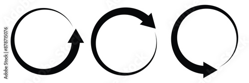 Loading icon set. Load sign on white background. Loading icon set. Load circle icons. Download indicator sign. Progress loading bar. Upload symbol. Loader icon. Vector illustration in eps 10.