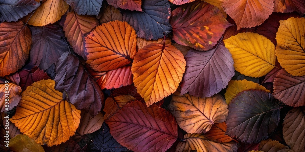 Autumn background texture with colorful fall maple leaves. Texture with autumn leaves. Autumn background texture with colorful fall maple leaves. Texture with autumn leaves.