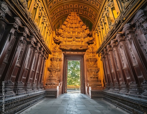 entrance to the temple