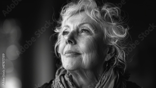 Portrait of smiling senior woman