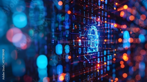 Wallpaper Mural Cybersecurity Training Simulation   Securing Digital Networks and Data Protection Torontodigital.ca