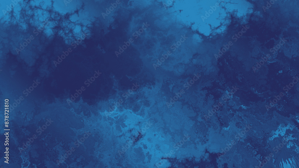 Ocean Blue Abstract with under water Ocean Blue Abstract with under water