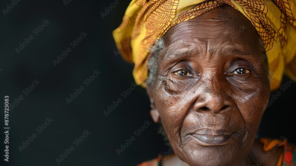 Portrait of smiling senior woman Portrait of smiling senior woman