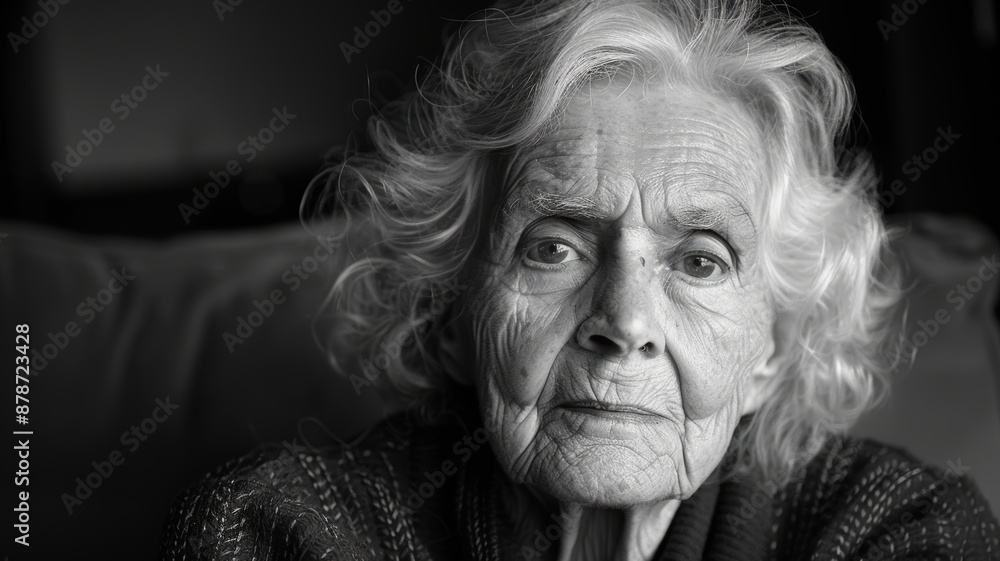 Portrait of smiling senior woman Portrait of smiling senior woman