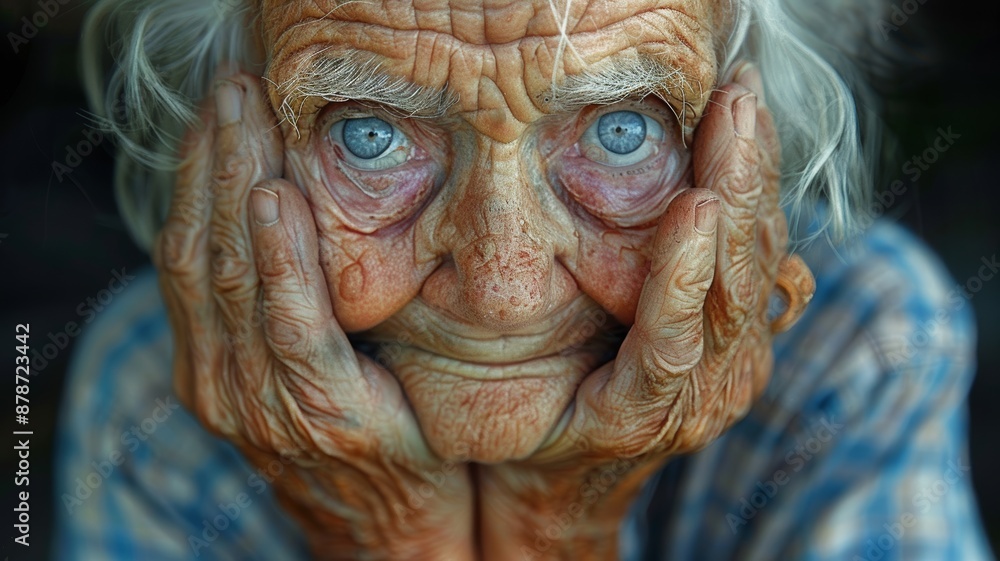 Portrait of smiling senior woman Portrait of smiling senior woman