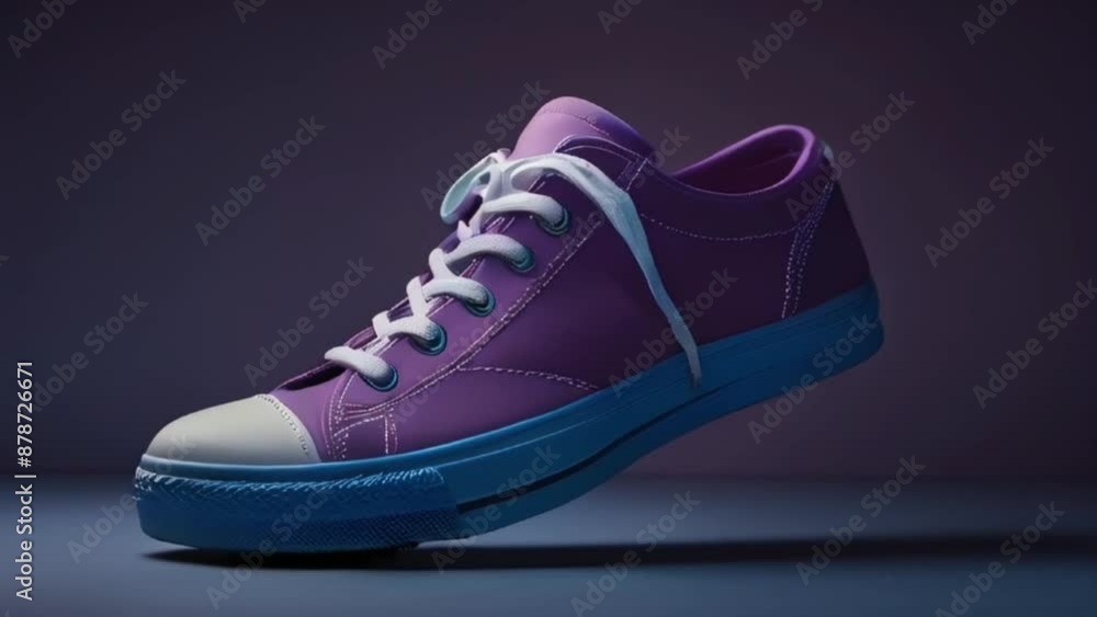 pair of sneakers, motion video pair of sneakers, motion video
