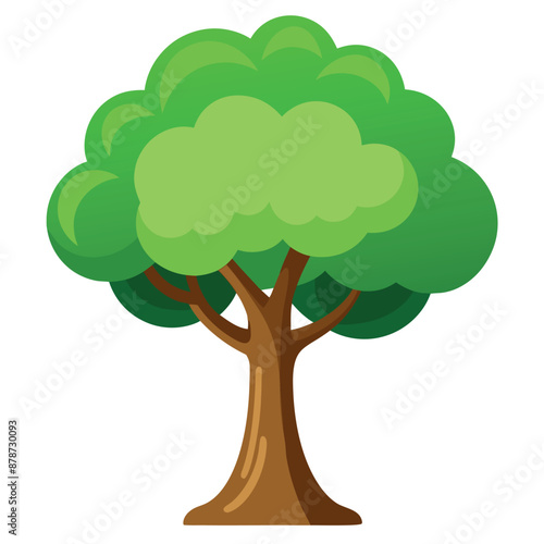 Oak tree vector