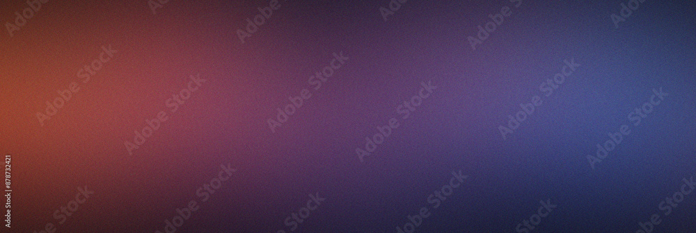 Fototapeta premium Gradient Background With Grain And Noise Effect In Red And Blue Color