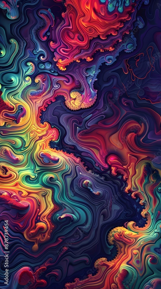 Abstract digital art with vibrant colors and swirling patterns. A captivating abstract background with fluid lines. Dynamic and colorful abstract design with a futuristic feel. Abstract digital art with vibrant colors and swirling patterns. A captivating abstract background with fluid lines. Dynamic and colorful abstract design with a futuristic feel.