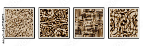 Abstract background in vintage style. Stylized old with grain. For use in graphics, for printing on wall decorations.