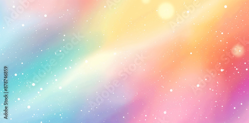Colorful gradient background, pastel color blurred wallpaper with soft rainbow colors