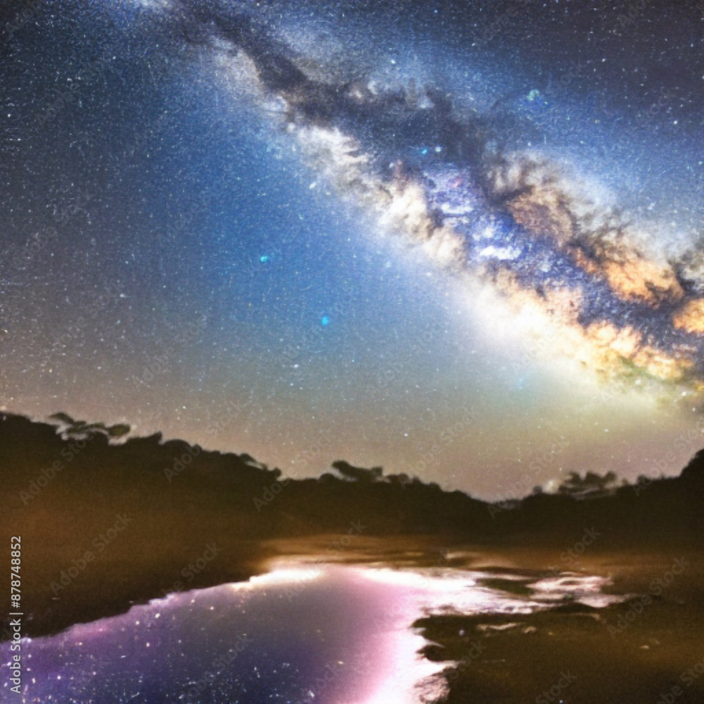 Fototapeta premium milky way