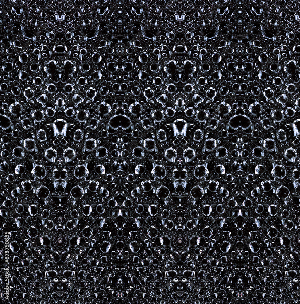 water drops on black background water drops on black background
