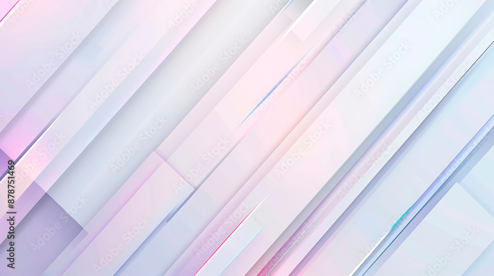 Fototapeta premium Gradient white combine geometric modern background design