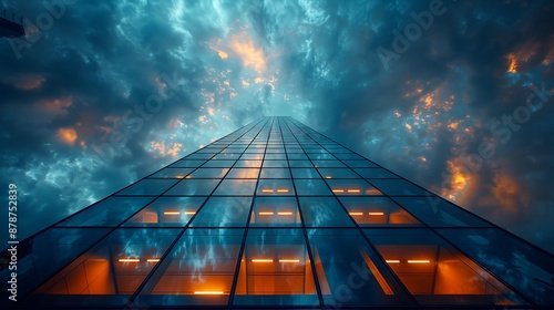 Wallpaper Mural Real estate visual depiction of the land registry process for a Skyscraper detailing key steps and legal compliance Torontodigital.ca