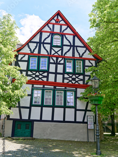 Listed half-timbered house in Bad Honnef, Germany photo