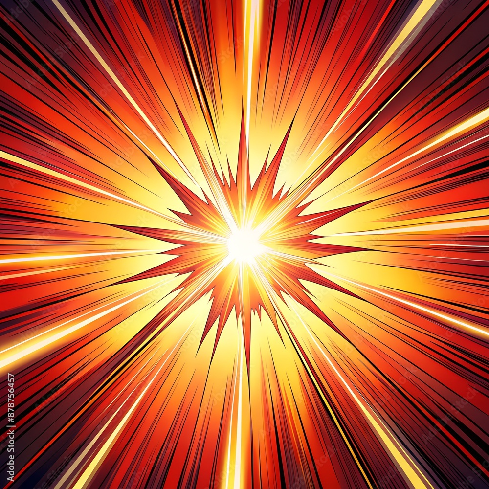 Background of radial lines for comic books on Manga speed frame superhero action explosion background. Background of radial lines for comic books on Manga speed frame superhero action explosion background.