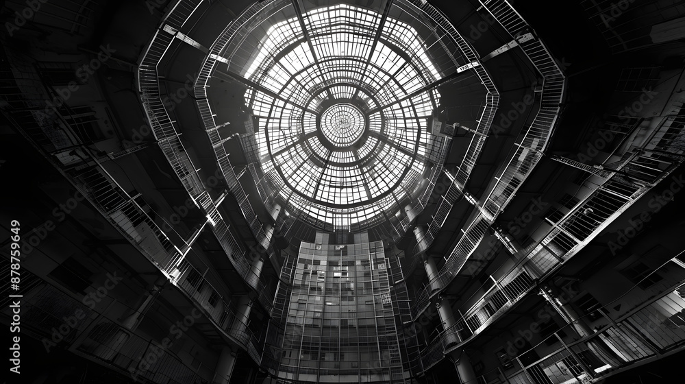 Obraz premium the inside of a panopticon