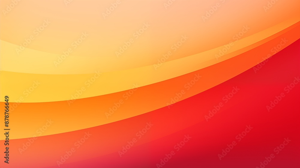 Abstract Gradient Background with Warm Tones of Red, Orange, and Yellow