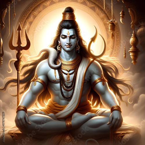 Lord Mahadev illustration photo