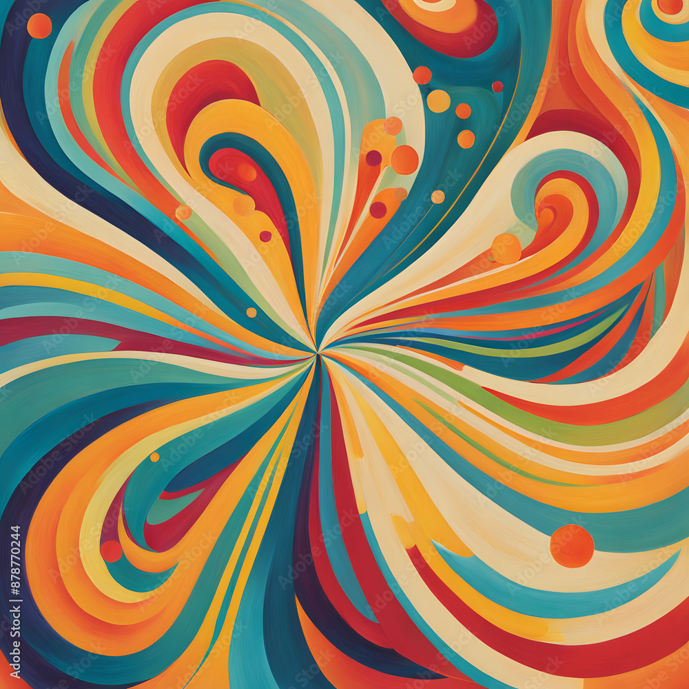 abstract background with flowers abstract background with flowers