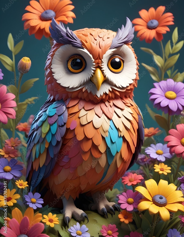 owl on a branch owl on a branch
