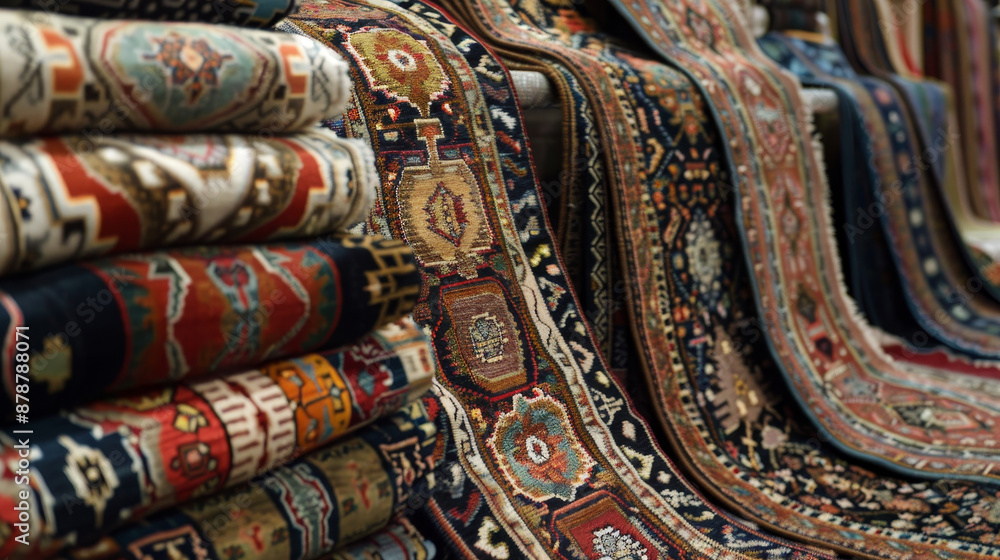 A background featuring fine Asian rugs. A background featuring fine Asian rugs.